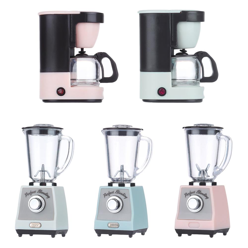 Kitchen Appliances Toys - Modelo de cafetera en miniatura 1:12,