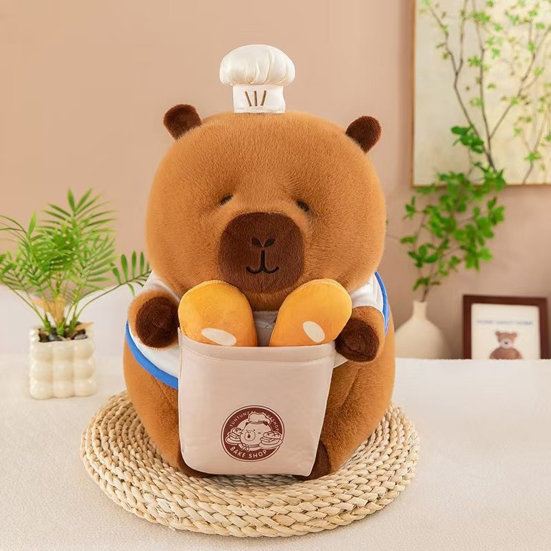 Kitchen Appliances Toys - 30cm Chef pan Capybara peluche Kawaii