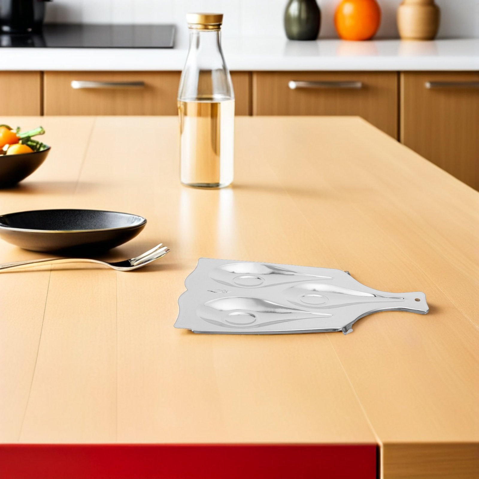 Kitchen Appliances Shelves - Reposacucharas de Acero Inoxidable de Tres