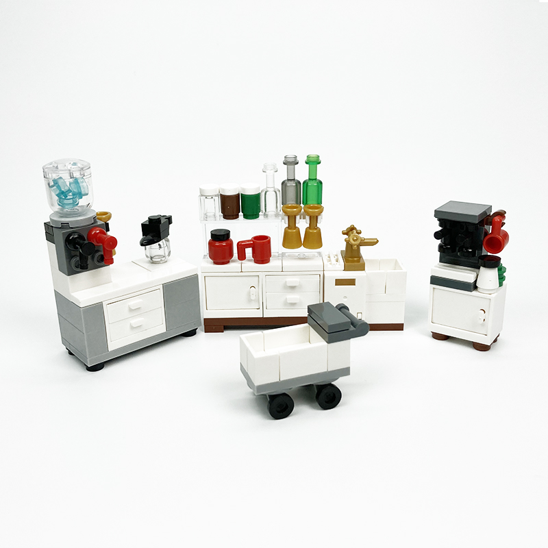 Kitchen Appliances Toys - MOC block-juguetes creativos, electrodomésticos de cocina,