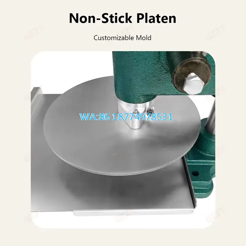 Tortilla Press Cast - Wmwmnu para Uso Comercial, Prensa Manual