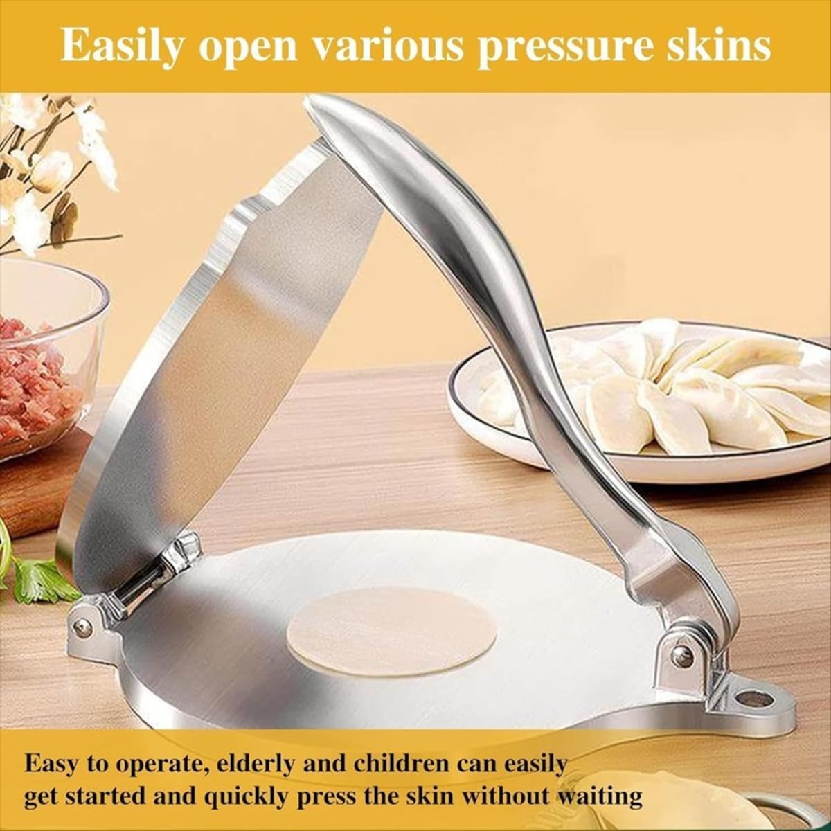 Tortilla Press Cast - Prensa para Tortillas A20I de Aleación
