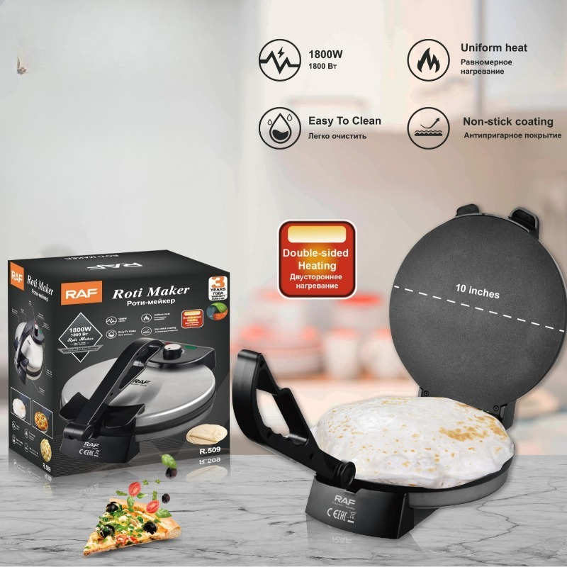 Máquina para Hacer Tortillas E - Tortilla Press Cast reseña y precio