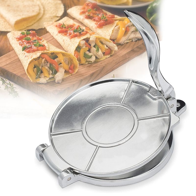 Utensilios de Cocina de Hierro - Tortilla Press Cast reseña y precio