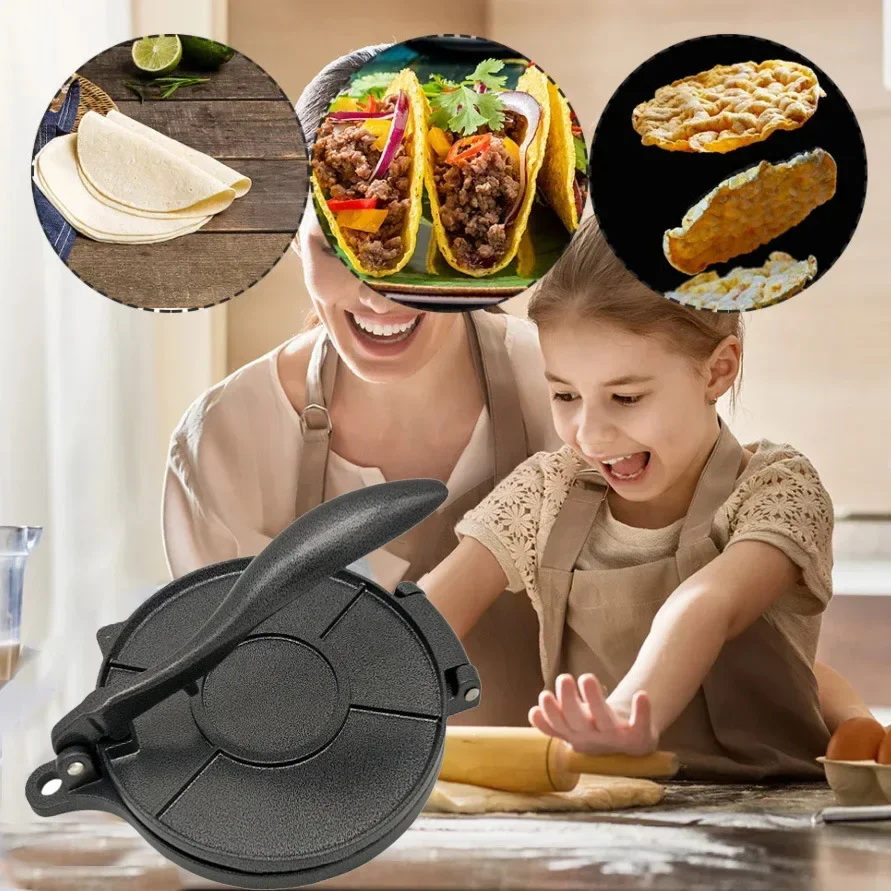 Utensilios de Cocina de Hierro - Tortilla Press Cast reseña y precio