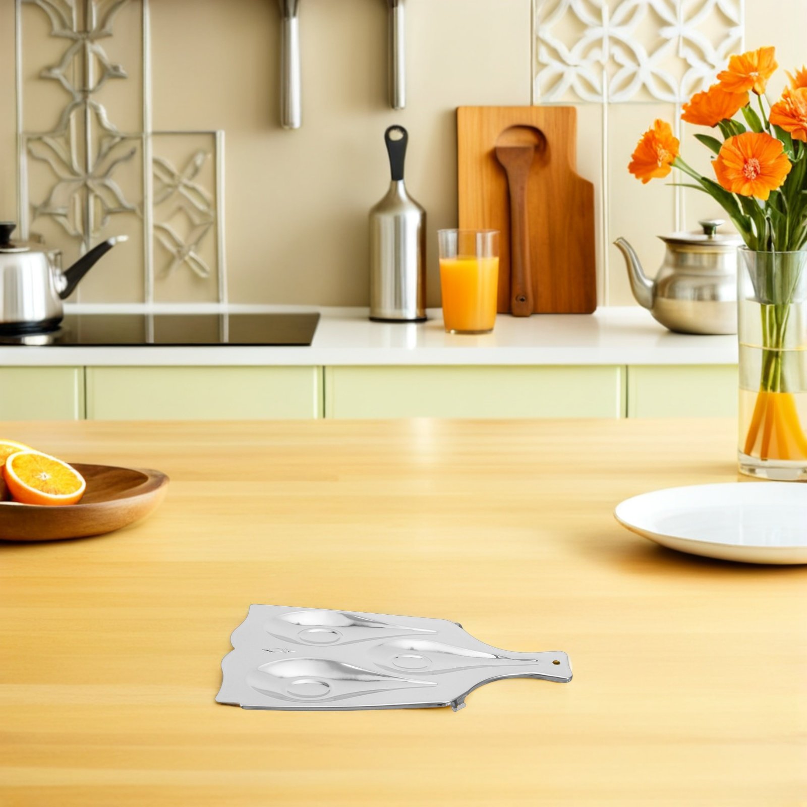 Reposacucharas de Acero Inoxid - Kitchen Appliances Shelves reseña y precio