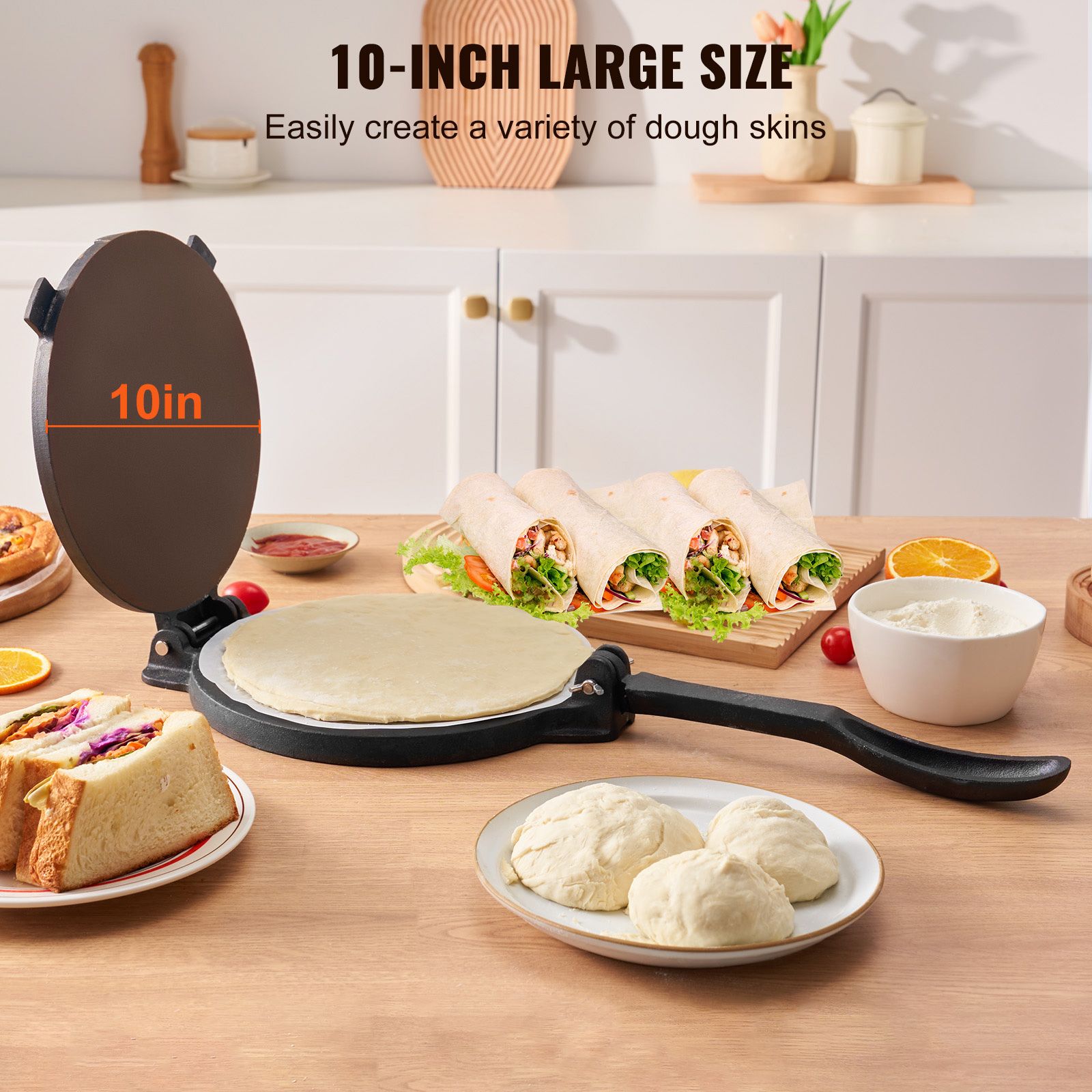 Prensa para Tortillas, Máquina - Tortilla Press Cast reseña y precio