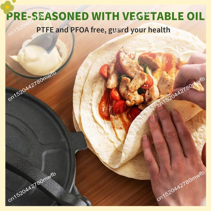 Prensa de tortillas de hierro  - Tortilla Press Cast reseña y precio
