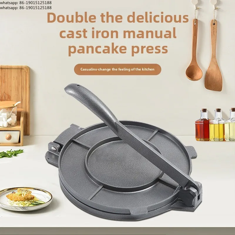 Prensa manual para tortillas d - Tortilla Press Cast reseña y precio