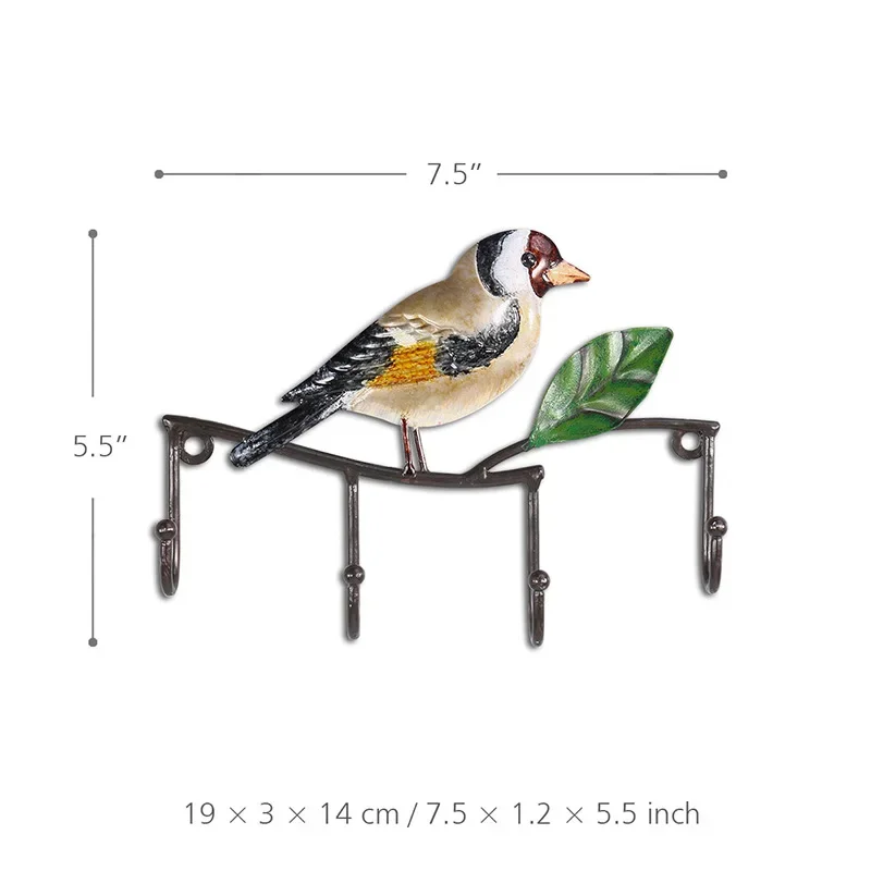 Colgador de pájaros de resina, - Kitchen Appliances Shelves reseña y precio